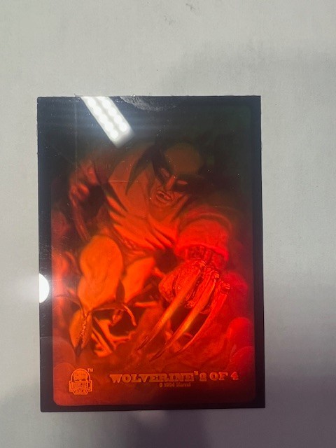 WOLVERINE 2 Of 4 1994 Marvel Universe Trading Card  Rare 3D Holo X-Men