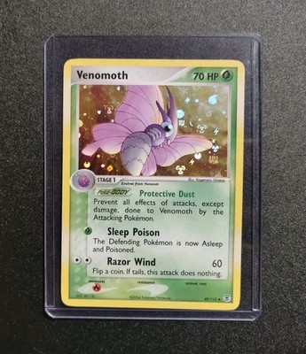Venomoth 49/112 FireRed & LeafGreen Reverse Holo LIGHT PLAY Pokemon