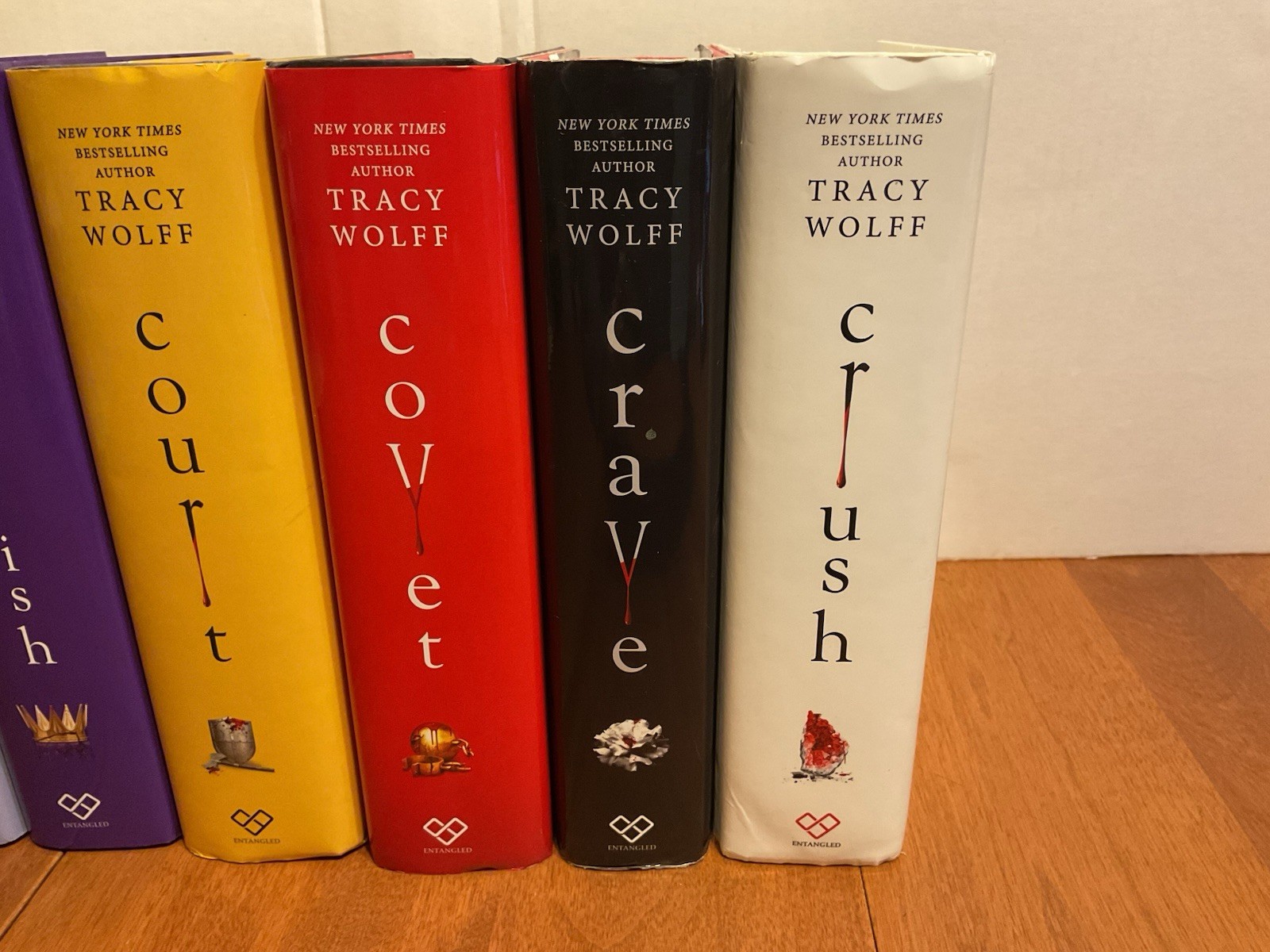 Lot 6 Hardcover Books The Crave Series Set By Tracy Wolff First Printings Crush