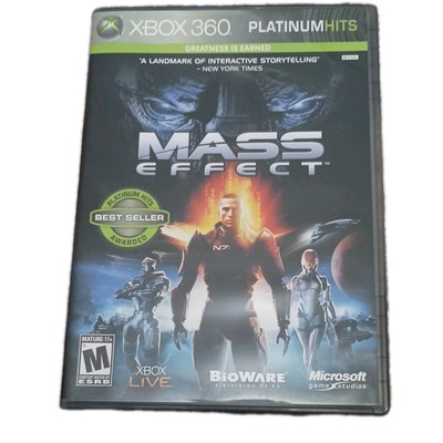 Xbox 360 Mass Effect Platinum Hits CIB Complete 2-discs And Manual Tested