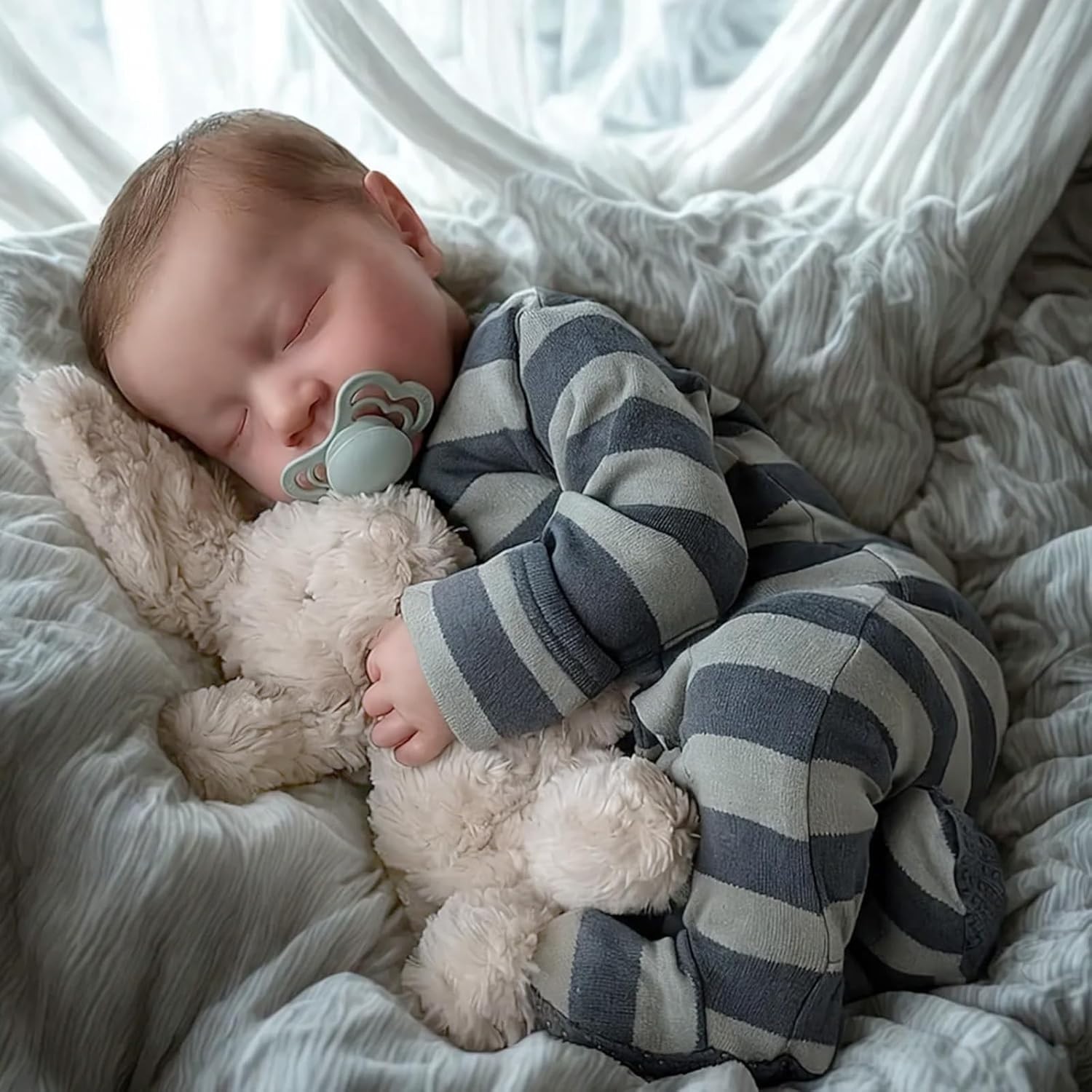 Boy 20 In Lifelike Baby Doll With Full Body Vinyl