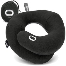 Adjustable Travel Neck Pillow for Long Flights - Large