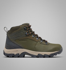 Columbia Men  s Newton Ridge  Plus II Waterproof Hiking Boot, Comfort, Deep Olive