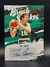 2019 Court Kings Dave Cowens Auto Brush Strokes Ruby /75 #BR-DCO HOF Celtics