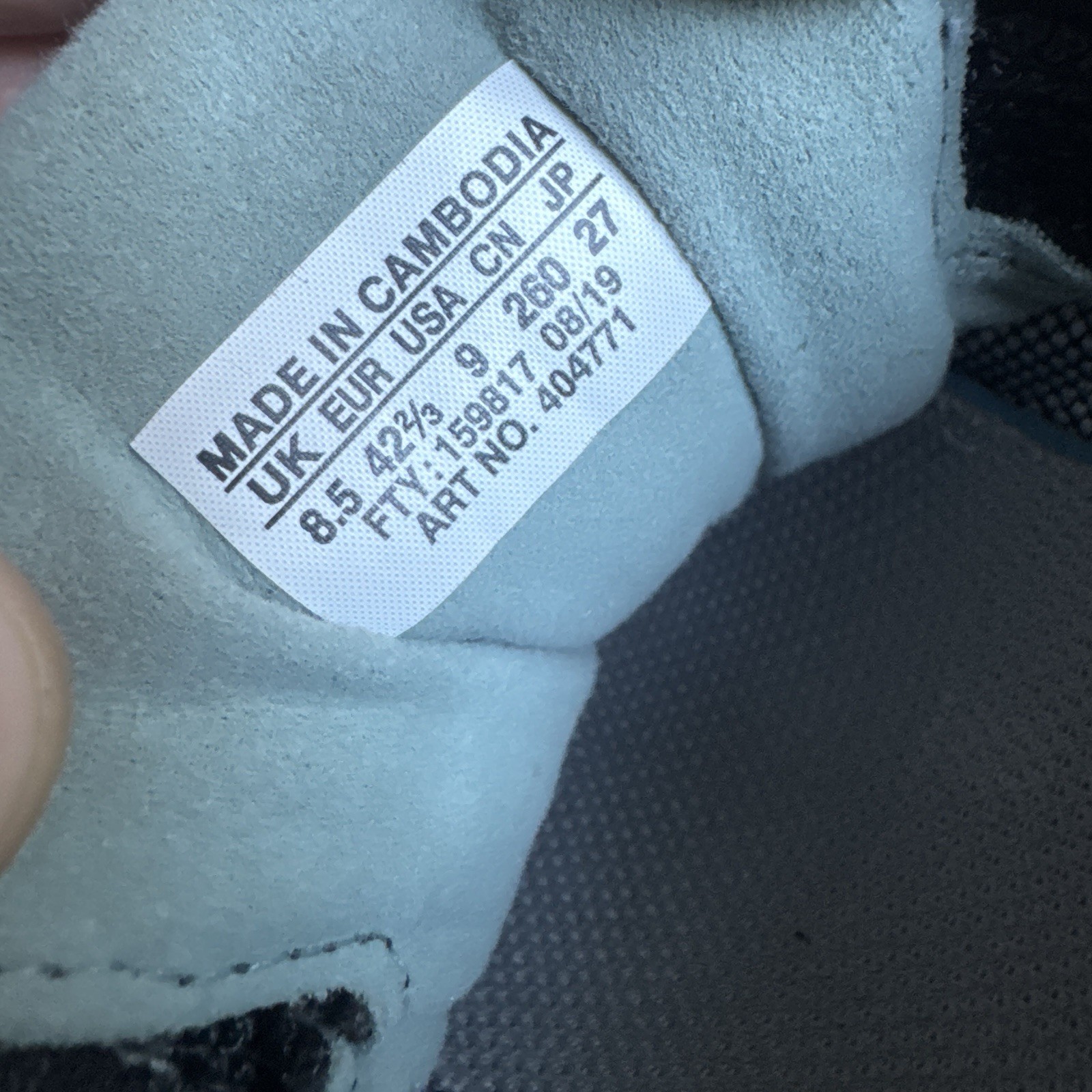 Salomon Men’s Gore-Tex Sneakers Hiking Outline GTX Trail Shoes Sz 9 Black 404771