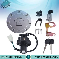 For Honda 2003-2006 CBR600RR Ignition Switch Fuel Gas Cap Seat Lock Key Set