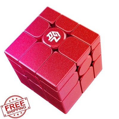 GAN MirrorM UV Magnetic Speed Cube 3x3 Bright Fuchsia