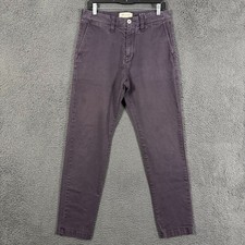 Madewell Pants Mens 31x32 Blue Athletic Slim Fit Stretch Chino Preppy Casual