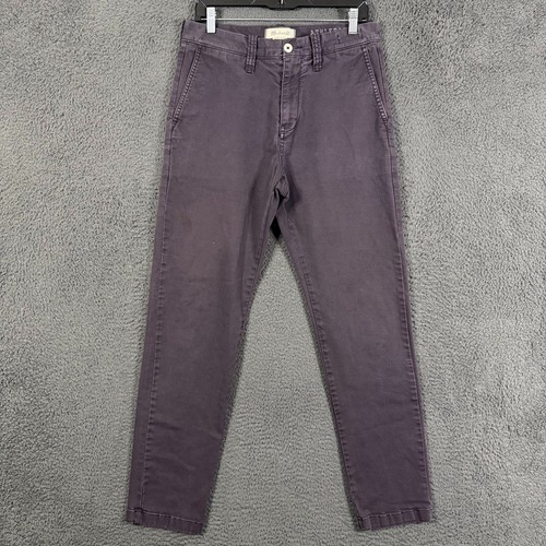 Madewell Pants Mens 31x32 Blue Athletic Slim Fit Stretch Chino Preppy Casual