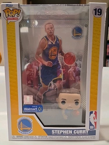 Funko Pop Trading Cards NBA Golden State Warriors 19 Stephen Curry Walmart Excl