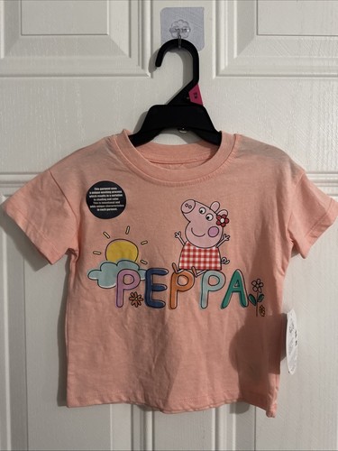 Peppa Pig Toddler Short Sleeve Crewneck Tee, Size 18M - Picture 1 of 5