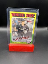 2024 Topps Heritage High Number  Zach Remillard - Red Ink Real Ones On Card auto
