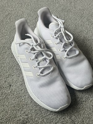 Adidas White Runner Shoes-size 10.5(300)