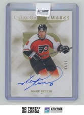 2024-25 Upper Deck The Cup Logo Marks Auto Mark Recchi /15 #LM-MR Philadelphia