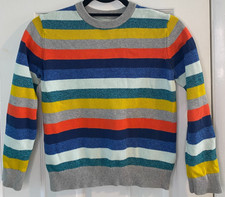 GAP Kids Multicolored Striped Crewneck Sweater Size M 8-9