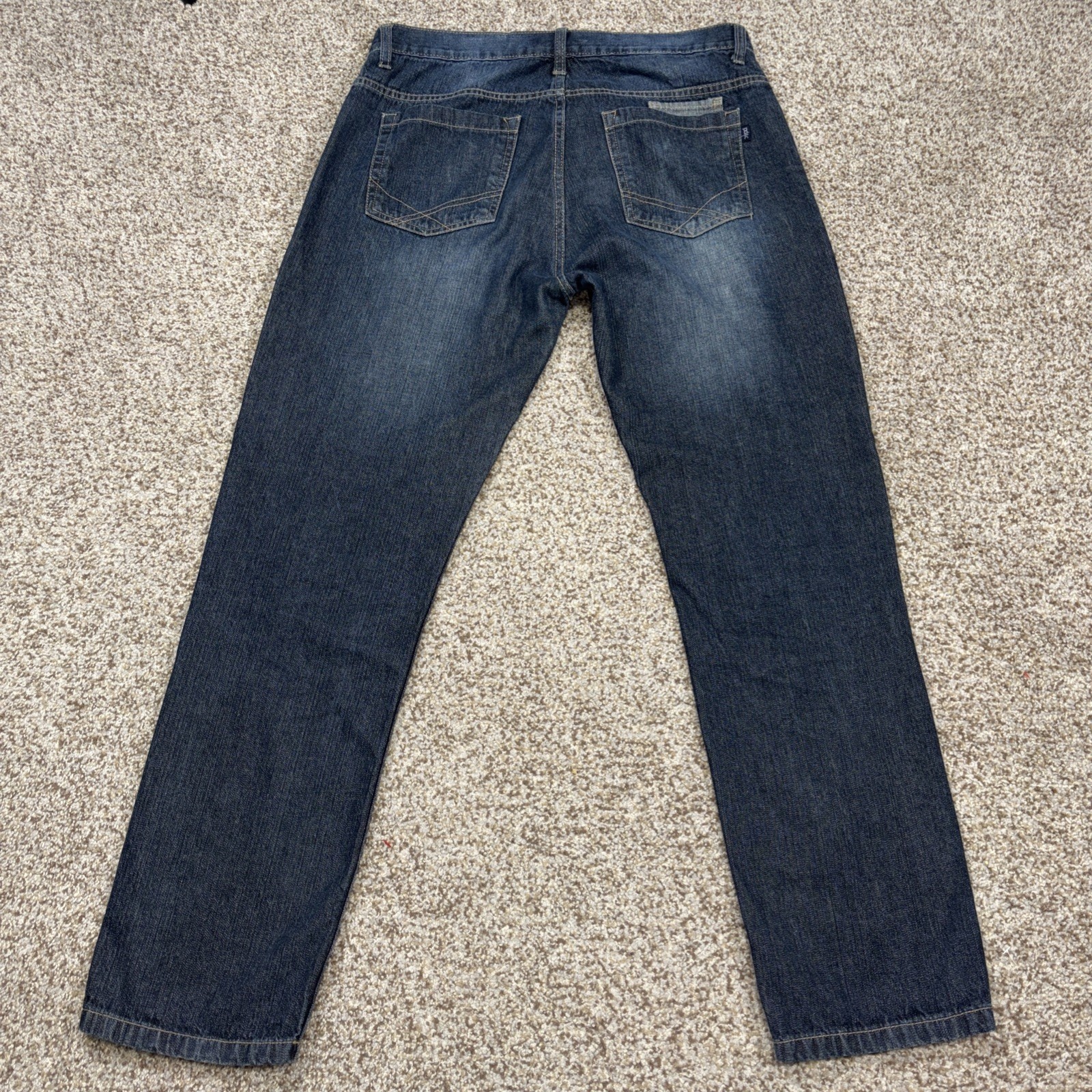 Pd&C Blue Jeans Men's 34x32 Straight Paper Denim & Cloth Fits 34 X 30.5 - View 14