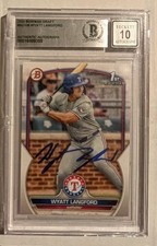 2023 Bowman Draft - Wyatt Langford #BD-106 (RC)