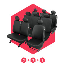 Sitzbezüge für Mercedes Vito III (14-) 9 Sitze SET Autositzbezüge Schonbezüge