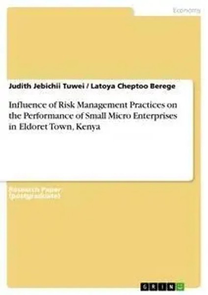 Influence Of Risk Management Practices On The Performance Of Small Micro...-image