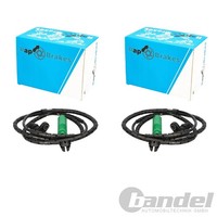 2X Rap Brakes ABS-SENSOR Raddrehzal Hinten Beidseitig Passend FüR Land Rover Ran