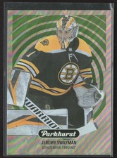 2021-22 UD Parkhurst Jeremy Swayman PK-23 Parkies RC