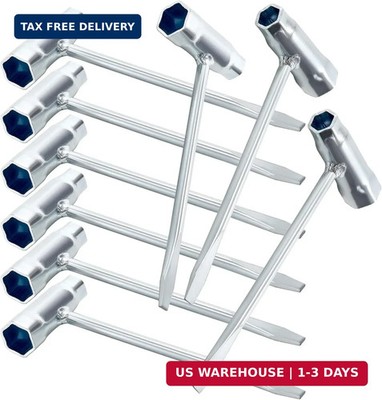 Okllen 9 Pack Chainsaw Scrench, T-Wrench Spanner Tool 13mm x 19mm (13 and 19mm),