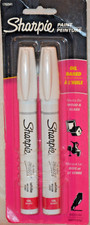 Sharpie Oil-Based Paint Markers Medium Point White 2 Pack 2010 NOS 1782041 Seale