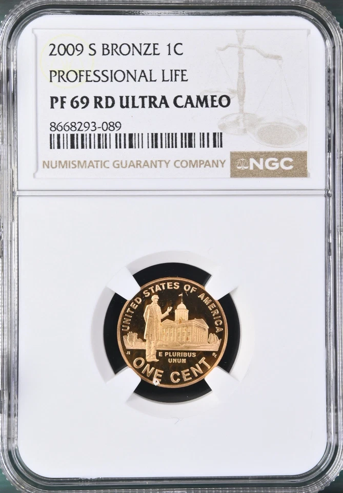 2009 S Bronze Lincoln Proof Cent Set PF69 RD Ultra Cameo - Image 4 of 4