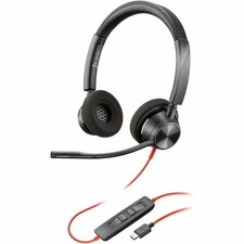 Poly Blackwire 3320 Stereo USB-C Headset USB-C/A Adapter 8x219aa 