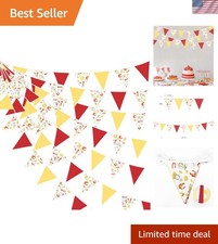 Vibrant 32.8Ft Crawfish Pennant Banner - Perfect for Seafood Boil Festivities