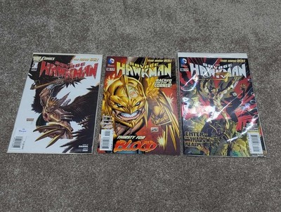 The Savage Hawkman #1, 10, 18 (New 52, DC Comics) Justice League Comic Bundle