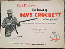 Walt Disney's The Ballad of Davy Crockett  Songs from the Period Songbook 1958