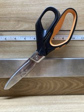 Fiskars PowerArc Shears, Curved Blades, Heavy-Duty Stainless Steel, Softgrip