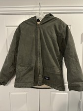 Walls Blizzard Pruf Sherpa Lined Work Wear Hooded Barn Jacket Youth XL 16/18 