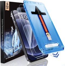 MAGIC JOHN 2 Pack for iPhone 12/iPhone 12 Pro 6.1 inch Tempered Glass Screen Pro