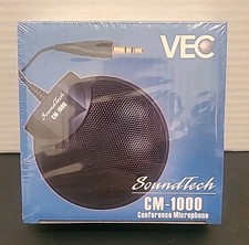 Sealed SoundTech CM-1000 Conference Microphone VEC 3.5mm Plug Omni-directional