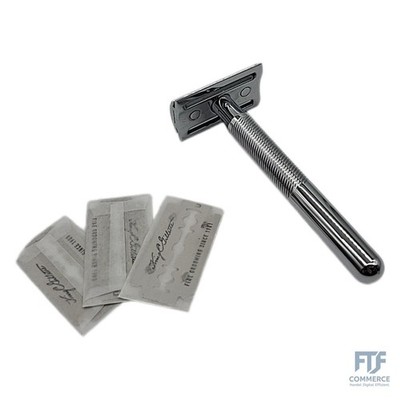 Gillette Razor to refine the beard with 5 spare blades- 2x Rasierklingen fehlen