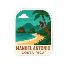 Manuel Antonio National Park Costa Rica Iron On Heat Transfer Vinyl HTV Symbolic