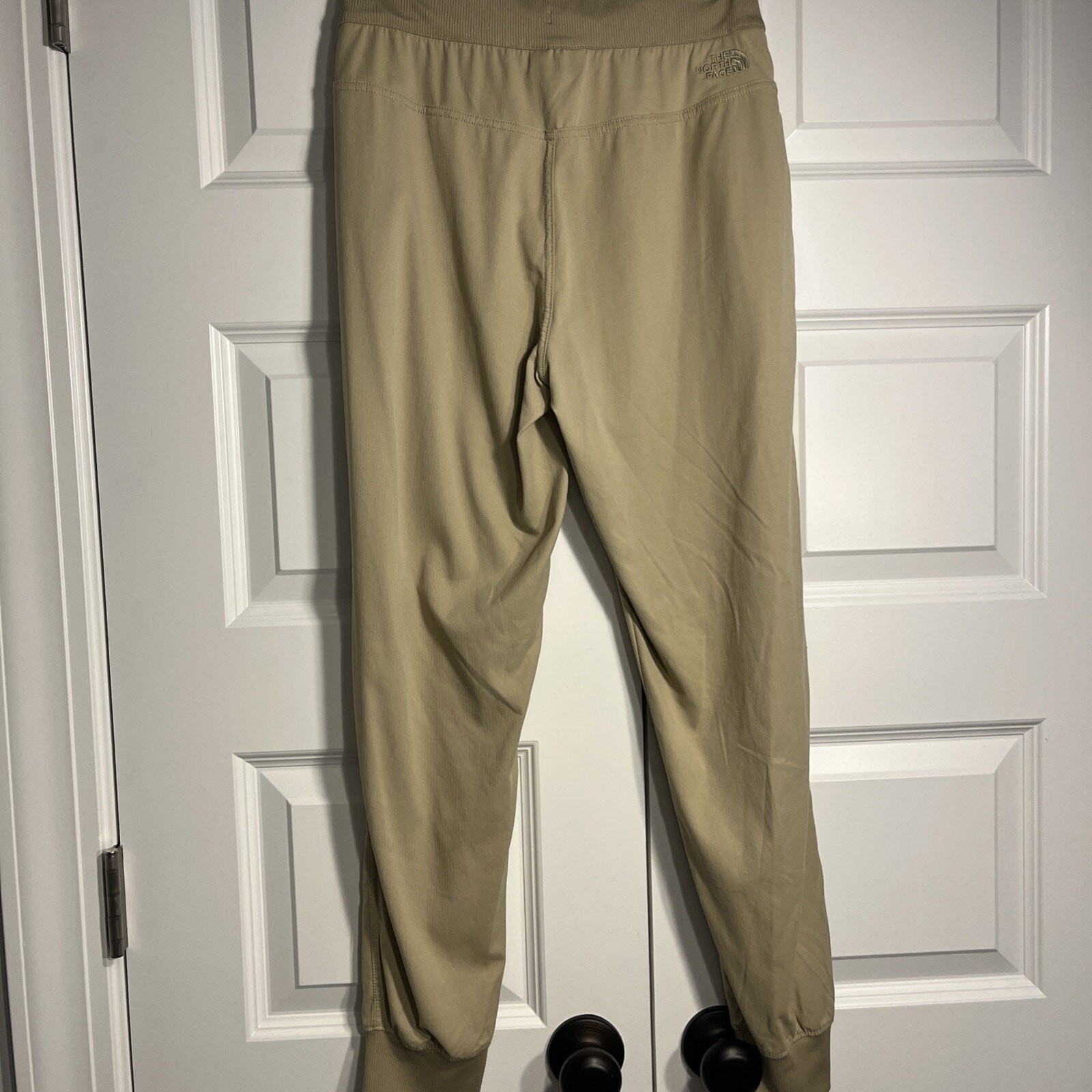 North Face Jogger Style Utility Pants Womens Size Small Khaki Drawstring thumbnail 9