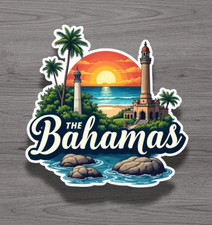 The Bahamas Fridge Magnet or Laptop Sticker