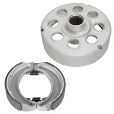 Rear Brake Drum Hub and Shoes Replacement for Honda TRX300 TRX300FW Fourtrax ...