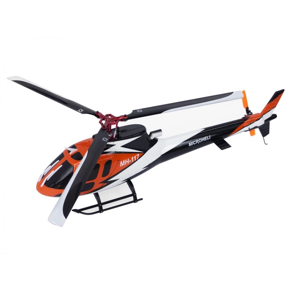 Microheli Airbrush Fiberglass AS350 Scale w/ Landing Gear - BLADE 450X/330X/330X - Image 2 of 2