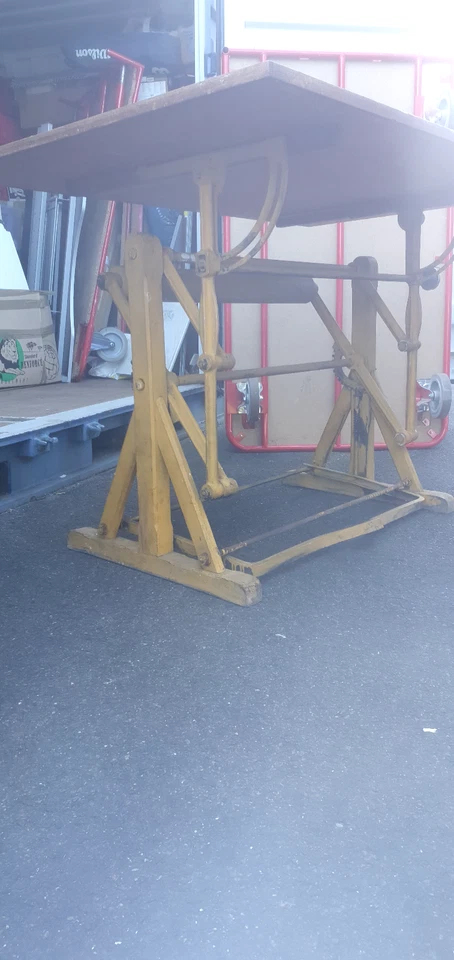 TABLE D'ARCHITECTE TABLE A DESSIN VINTAGE (DARNAY) - Photo 2/4