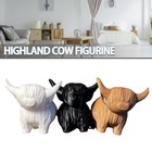 Highlands Cow Figurine Highlands Cow Decor Cow Gifts Highlands Cow Ornament
