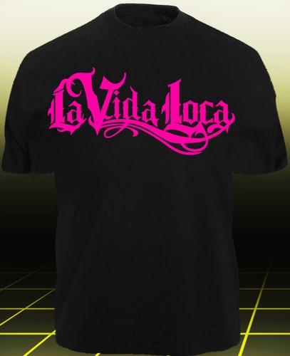 T-Shirt LA VIDA LOCA - LA FAMILIA Black Pearl AUTO MOTORRAD MI Decal shirt - 第 1/2 張圖片