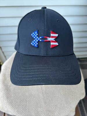 Under Armour flag ￼lack baseball cap