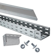 Rynny kablowe i pasujące akcesoria, szerokość 100/200/300mm, miski kablowe 2m ocynkowane