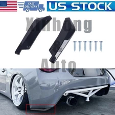 For Dodge Charger Challenger SRT RT SXT Rear Bumper Lip Diffuser Splitter Canard