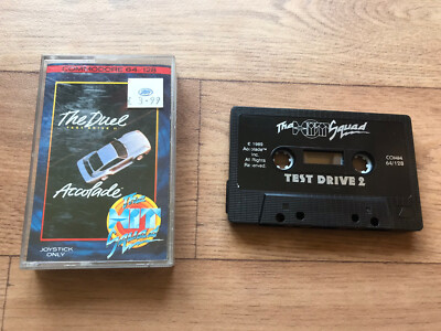 Commodore 64 C64 The Duel Test Drive 2 Accolade Spiel