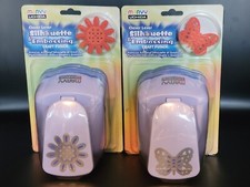 Marvy Uchida Paper Craft Punch and Emboss Butterfly and Flower Set if 2 NEW